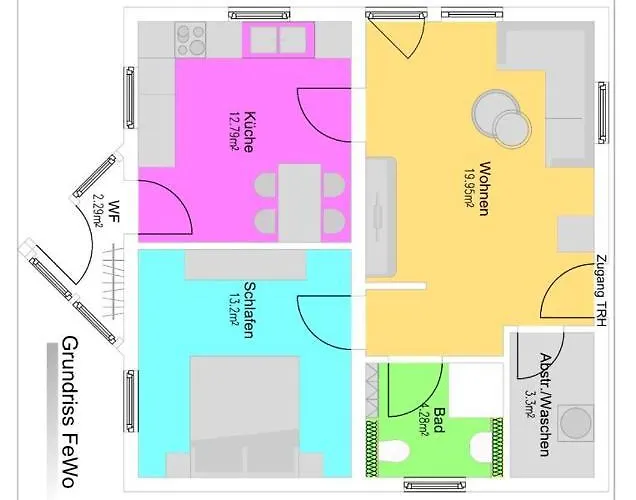 Neu! Am Muehlberg Lägenhet